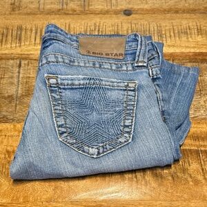 Big Star Blue Jeans Classic Denim with Star Design on Back Pocket